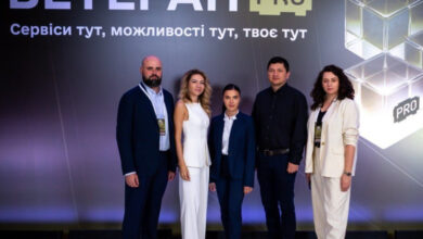 Віталій Кім та його команда на IХ Міжнародному ветеранському форумі