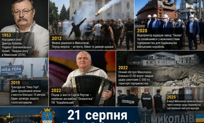 То мовні бійки, то обшуки в мерії: спокійним 21 серпня у Миколаєві не назвеш