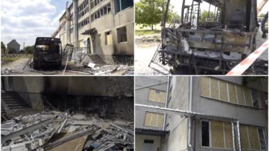 Наслідки атаки на ліцей № 40 в Корабельному районі