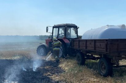 Пожежі господарчих споруд, автомобіля та сухостою на Миколаївщині