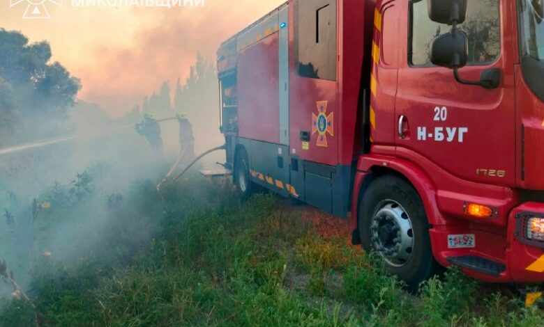 Вогневі випадки на території Миколаївської області