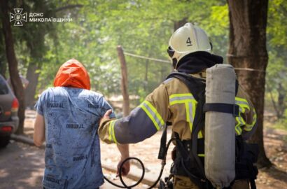 Пожежа у квартирі на першому поверсі житлового будинку в Миколаєві