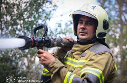Пожежа сухої трави, чагарників і дерев у Миколаєві, ілюстративне зображення