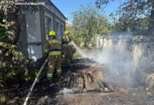 Пожежі на Миколаївщині після бойових дій та займань сухої трави