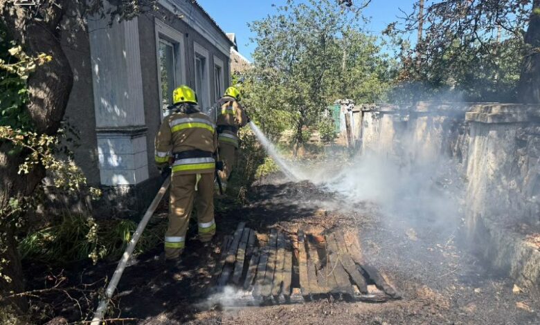 Пожежі на Миколаївщині після бойових дій та займань сухої трави
