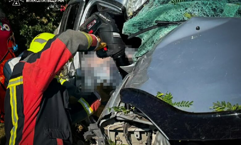 Наслідки ДТП за участю Renault Symbol на автодорозі поблизу Володимирівки