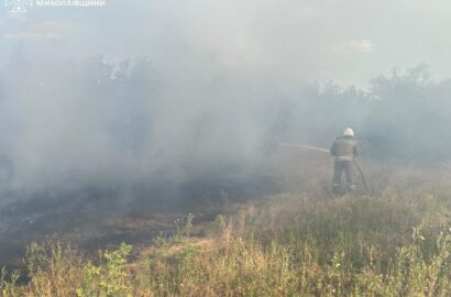 Пожежі на Миколаївщині, які ліквідовували рятувальники ДСНС