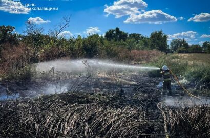 Ілюстративне зображення пожежі на Миколаївщині