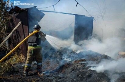 Ілюстративне зображення пожежі на Миколаївщині