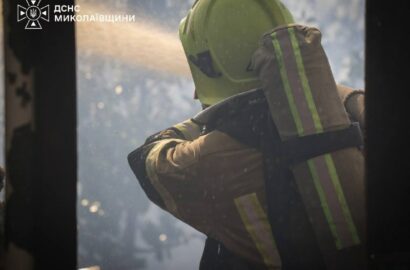 Наслідки пожежі в мікрорайоні Ракетне урочище в Миколаєві