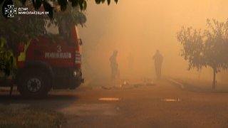 Пожежа на Миколаївщині, фото з місця події