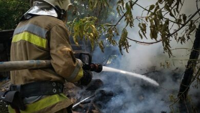 Ілюстративне фото пожежі на відкритій території Миколаївщини