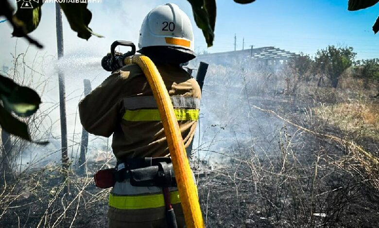 Ілюстративне фото пожежі на Миколаївщині