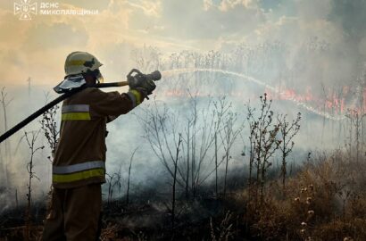 Фото пожеж на Миколаївщині, ілюстрація наслідків займань