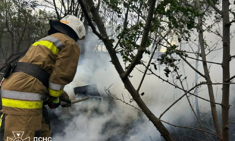 Ілюстративне зображення пожеж на Миколаївщині, ліквідованих рятувальниками