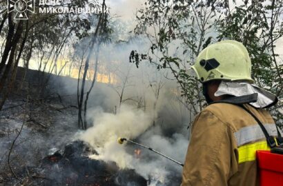 Ілюстративне зображення пожеж на Миколаївщині, ліквідованих рятувальниками