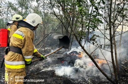Ілюстративне зображення пожеж на Миколаївщині, ліквідованих рятувальниками