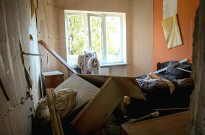 Наслідки нічної атаки на двоповерховий житловий будинок у Миколаєві