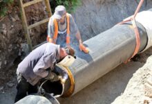 Заміна магістрального теплопроводу в мікрорайоні Намив у Миколаєві
