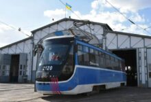 Ілюстративне фото міського трамвая у Миколаєві