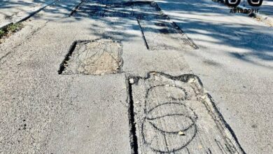Відновлене асфальтне покриття на міській вулиці у Миколаєві