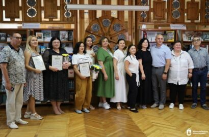Нагородження переможців Миколаївського диктанту-2026 у міській бібліотеці