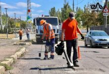 Ілюстративне фото ремонту міської дороги у Миколаєві