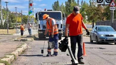 Ілюстративне фото ремонту міської дороги у Миколаєві