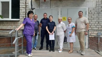 Укриття у поліклініці Миколаєва для пацієнтів, медиків та містян