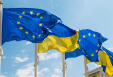 прапори Європейський Союз, Україна