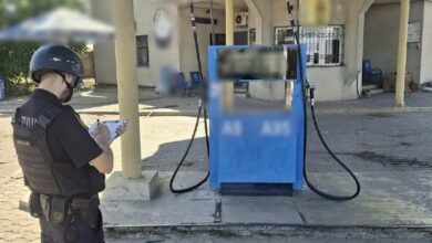 Наслідки удару безпілотника по автозаправній станції у Миколаївському районі