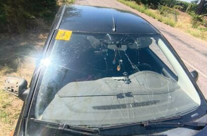 Наслідки удару безпілотника по автозаправній станції у Миколаївському районі