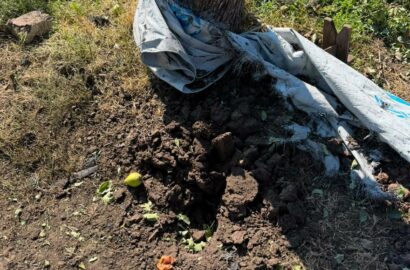 Пошкоджений навчальний заклад і шкільний автобус після атаки дронів на Миколаївщині