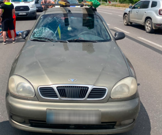 Місце ДТП у Миколаєві, де автомобіль наїхав на пішохода