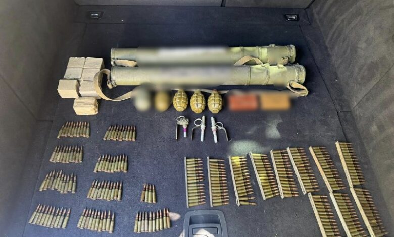 Вилучені під час розслідування зброя, боєприпаси та вибухові предмети