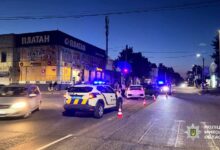 Фото з місця ДТП за участю автомобілів і велосипедиста у Вознесенську