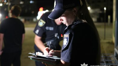 перевірка поліції у комендантську годину