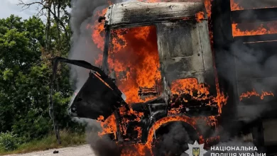 Наслідки атаки ударних безпілотників типу «Shahed» на фермерське господарство у Баштанському районі Миколаївської області