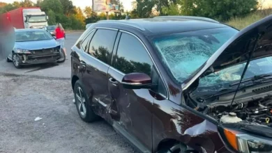 ДТП за участю трьох автомобілів у Вінницькій області