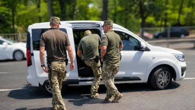 Олександр Качура під час інтерв’ю про роботу ТЦК