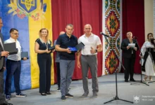 Олександр Сєнкевич на церемонії нагородження до Дня міста в Тернополі