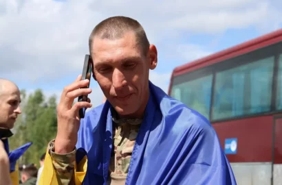 103 украинских защитника, освобождённые из российского плена
