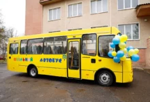 Шкільні автобуси для підвезення дітей у громадах Миколаївщини