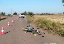 Місце смертельної ДТП із велосипедисткою на дорозі між Горохівкою та Виноградним у Баштанському районі