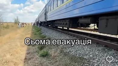 Кадр із відео пасажирки поїзда Київ—Миколаїв про 16-годинну поїздку