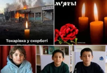 Фотографії трьох учнів Колосівського ліцею, які загинули під час атаки російського безпілотника на Миколаївщині
