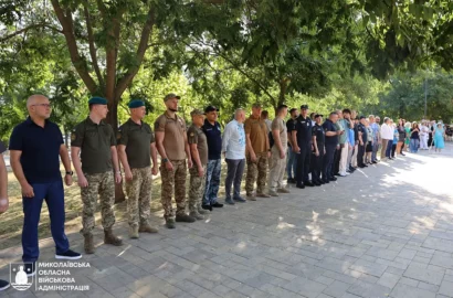 У Миколаєві під час церемонії 23 серпня підняли Державний прапор України