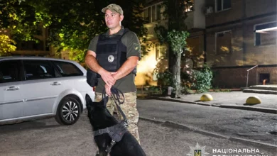 Вечірній поліцейський рейд у Миколаєві за участю патрульних, спецпризначенців і кінологів зі службовими собаками
