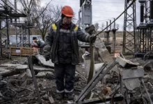 Пошкоджена енергетична інфраструктура після атаки безпілотників на Миколаївщині