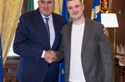 Михайло Федоров і міністр оборони Італії Гвідо Крозетто під час зустрічі 28 серпня 2026 року
